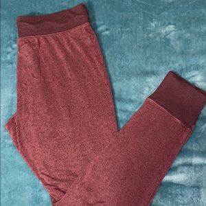 Maroon sweatpants